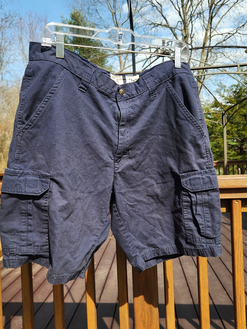 RedHead Men's Navy Blue Cargo Shorts Size 36